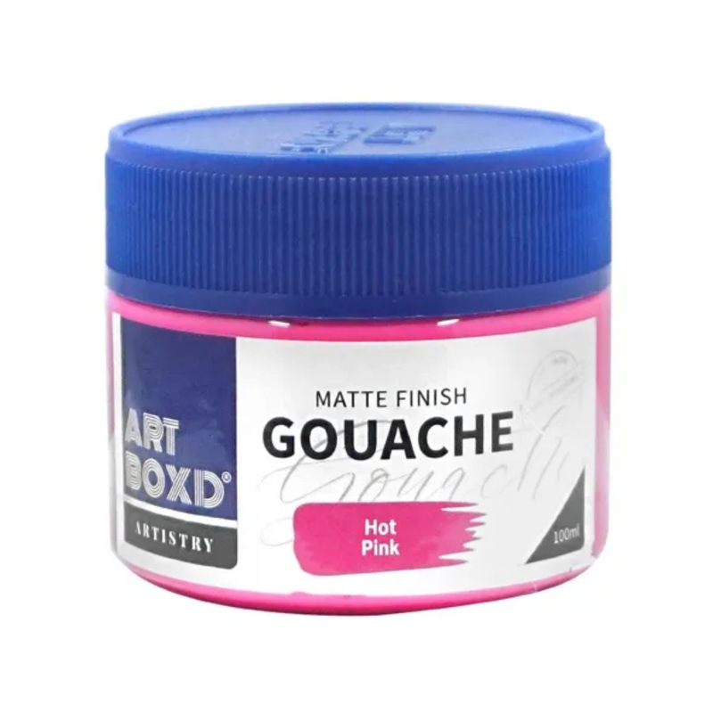 Buy 12 x Art Box Hot Pink Premium Gouache Paint 100mL Art Craft Paints
