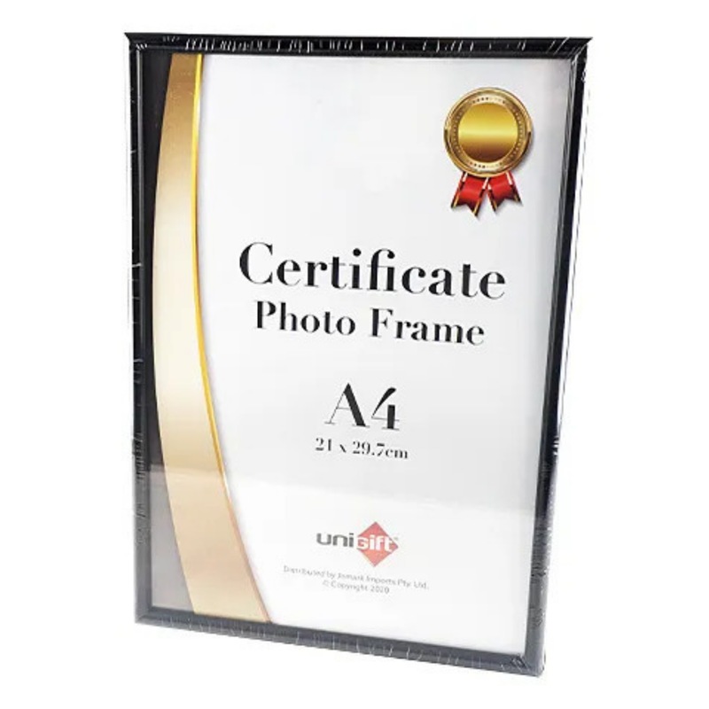 Buy 12 x BLACK A4 DOCUMENT FRAMES Award Certificate Frame Business