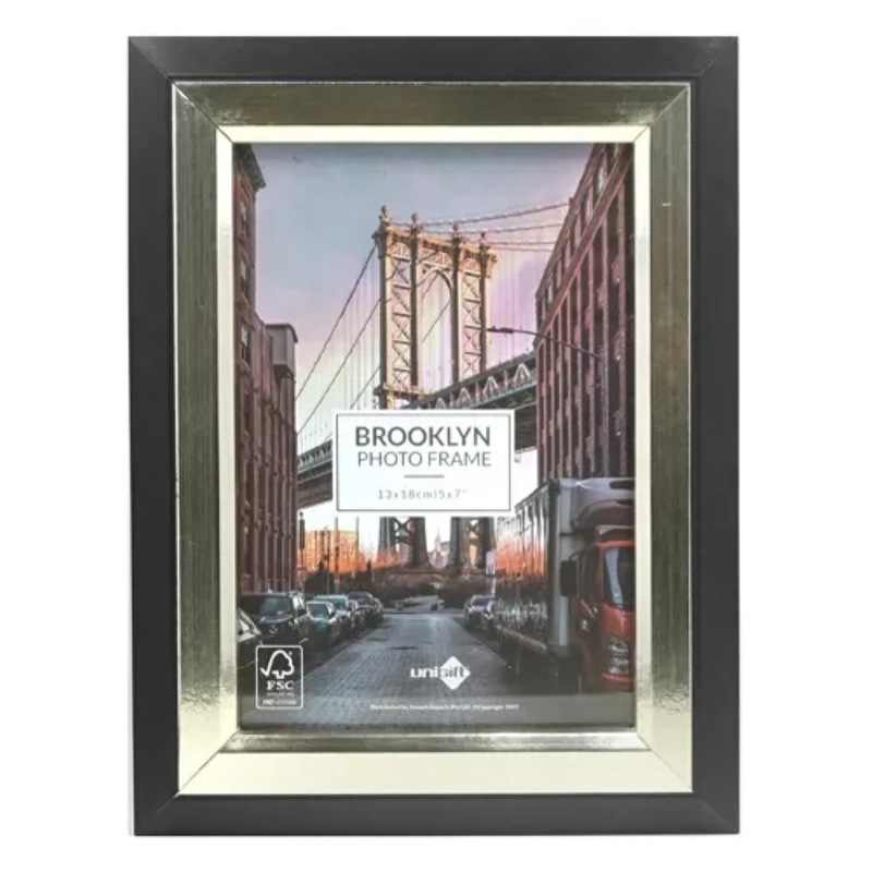 Buy 12 x BLACK & GOLD PICTURE FRAME SET 13x18cm Photo Frames Wall