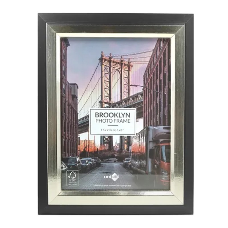 Buy 12 x BLACK & GOLD PICTURE FRAME SET 15x20cm Photo Frames Wall