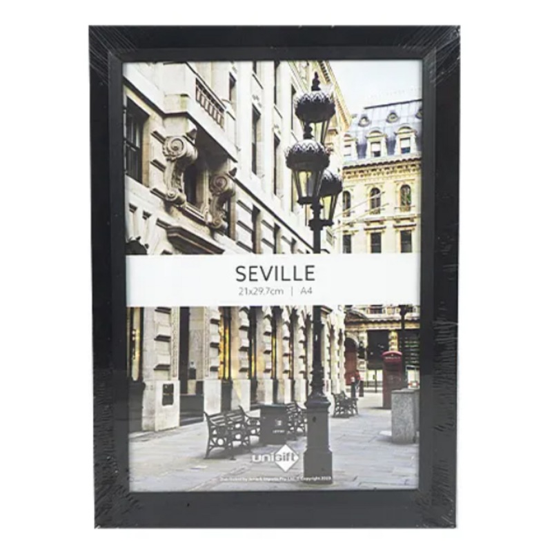 Buy 12 x BLACK PHOTO PICTURE FRAME A4 SIZE Picture Frames Set Photo