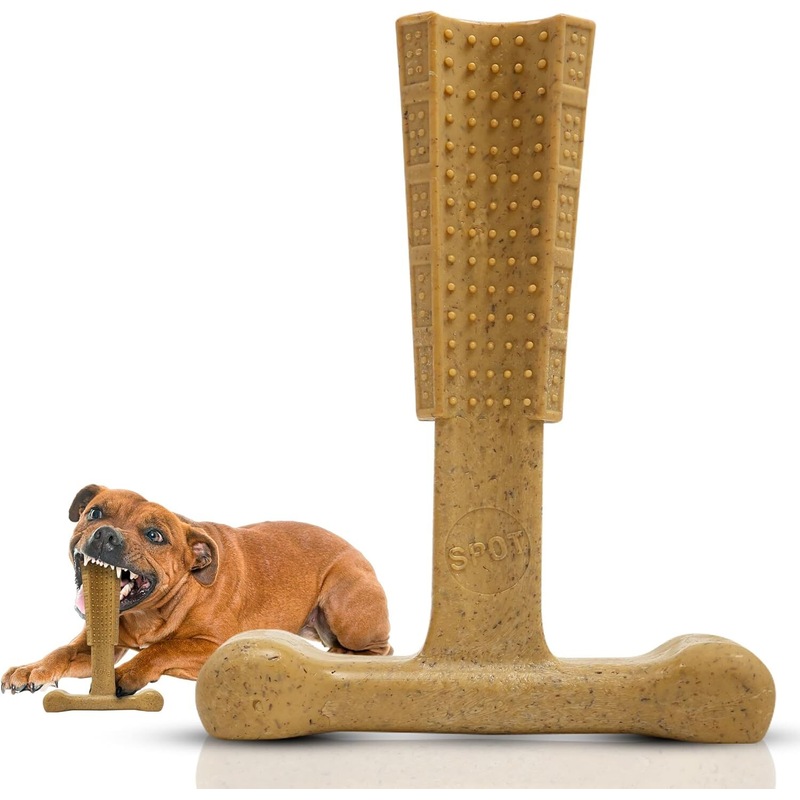 Buy 12 x BOOBONE DOG CHEW TOY LARGE Beef & Chicken Bamboo Fibre Bone