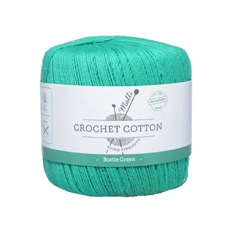 Buy 12 x BOTTLE GREEN Crochet Cotton Thread Crochet Thread Cotton