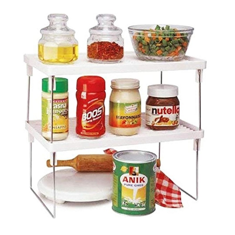 Buy 12 x COLLAPSIBLE LARGE KITCHEN SHELF Home Pantry Storage Spices