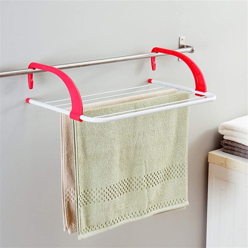 Buy 12 x HANGING CLOTHES AIRERS 52x34CM 6 Rails Laundry Drying Racks ...