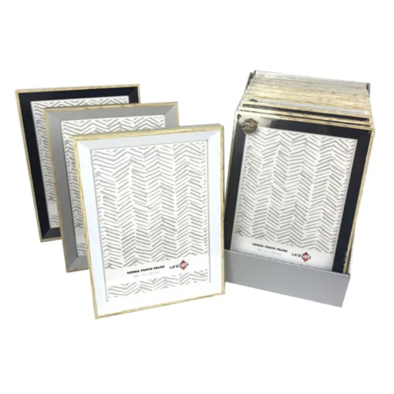 Buy 12 x NATURAL WOOD PICTURE FRAME A4 Size Wooden Photo Frames Set