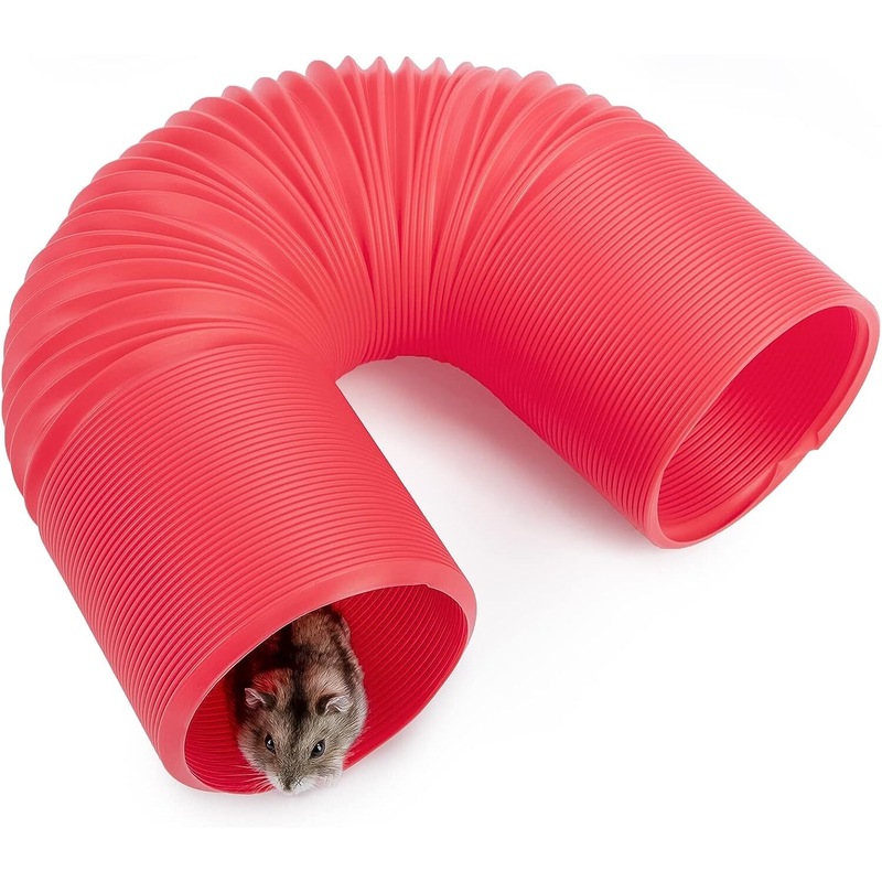 Buy 12 x SMALL ANIMALS PLASTIC TUNNEL MAZE Red Hamsters Rabbit Play