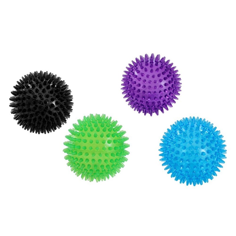 Buy 12 x SPIKY BALL PET TOYS 9cm Interactive High Bounc Play Toy for ...