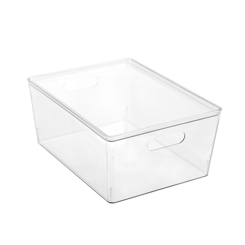 Buy 12 x XLARGE CLEAR HANDLE STORAGE BIN w/ LID 11.3L Kitchen Pantry