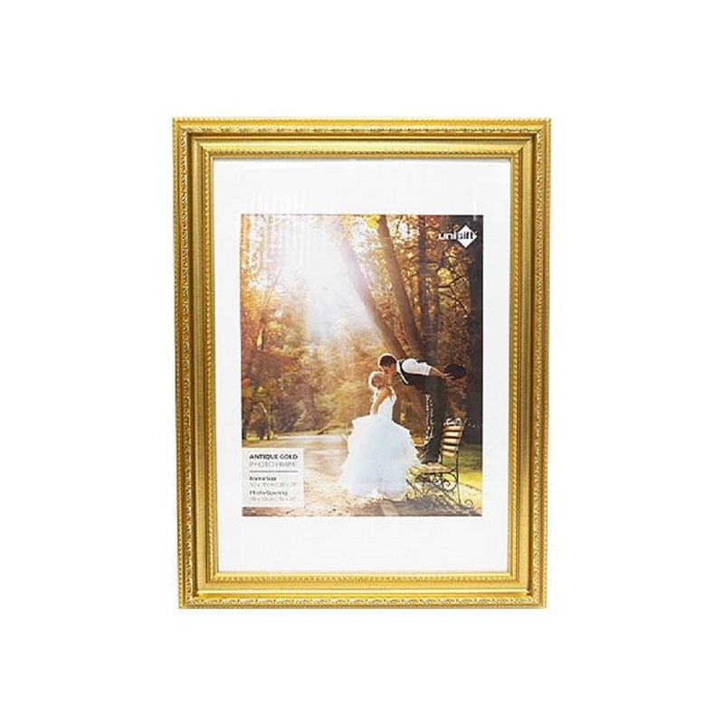 Buy 2 x ANTIQUE GOLD PICTURE FRAME 50x70cm Vintage Photo Frame with