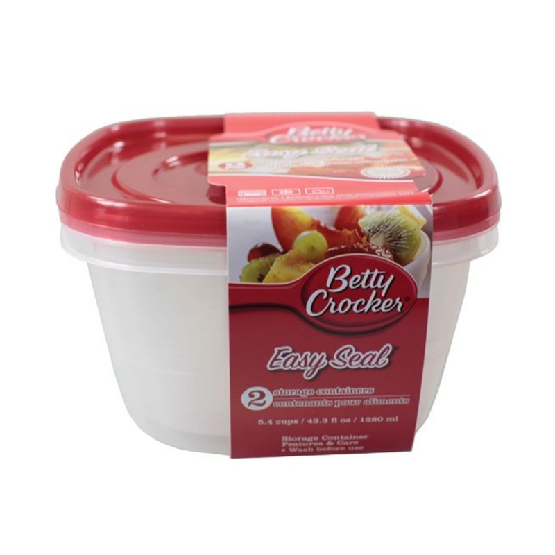 Buy 24 x BETTY CROCKER Plastic Food Storage Containers 1280ml Meal