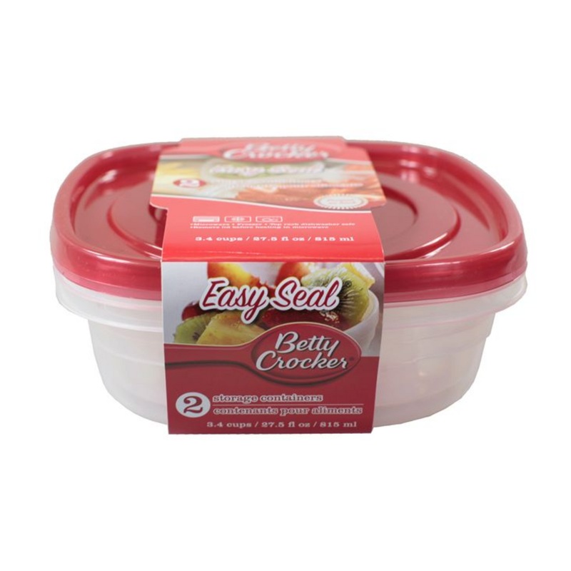 Buy 24 x BETTY CROCKER Plastic Food Storage Containers 815mL Meal