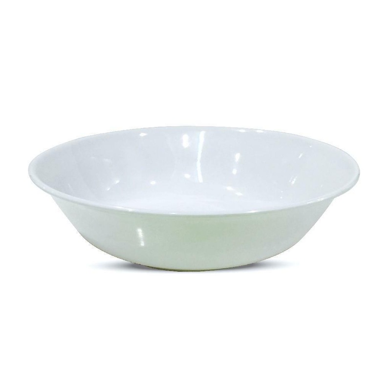 Buy 24 x ROUND WHITE MELAMINE CEREAL BOWLS 20cm Serving Soup Bowls