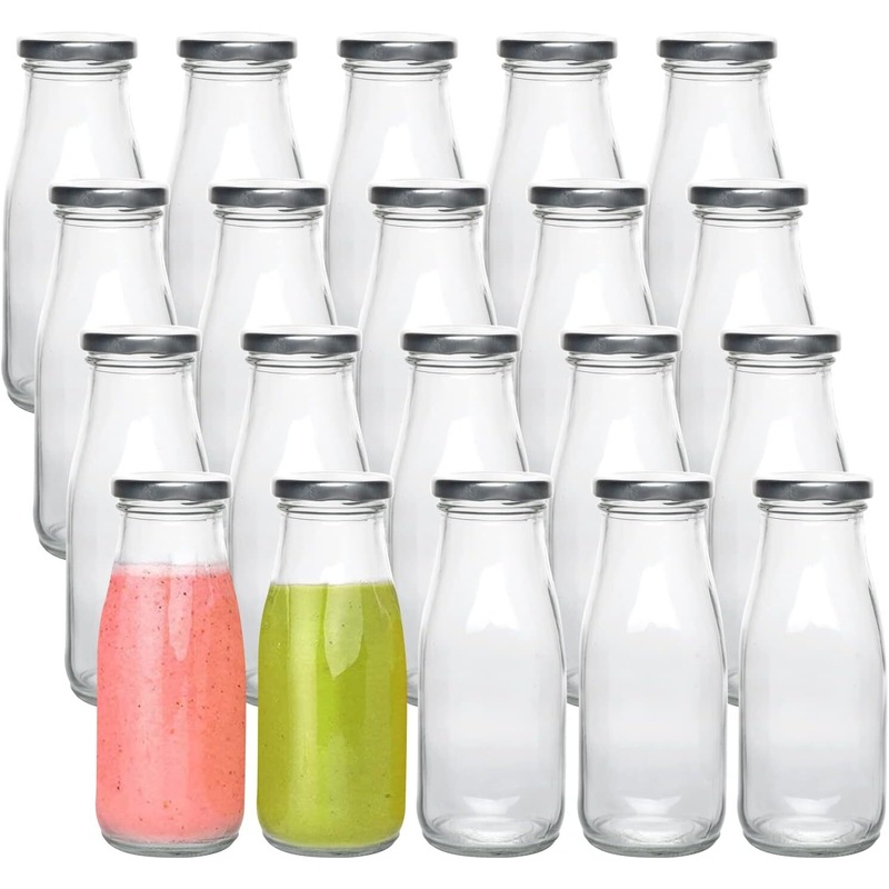 Buy 36 x MINI GLASS MILK BOTTLES 200mL Vintage Drinking Bottles