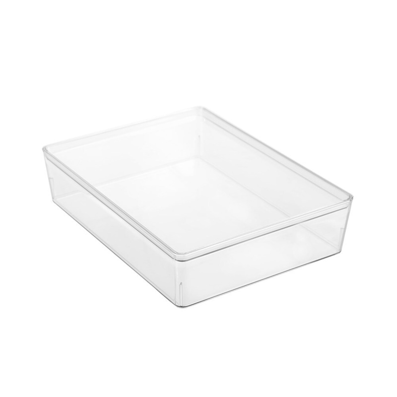 Buy 6 x CLEAR STORAGE BINS w/ LIDS 7LT Kitchen Pantry Fridge Home
