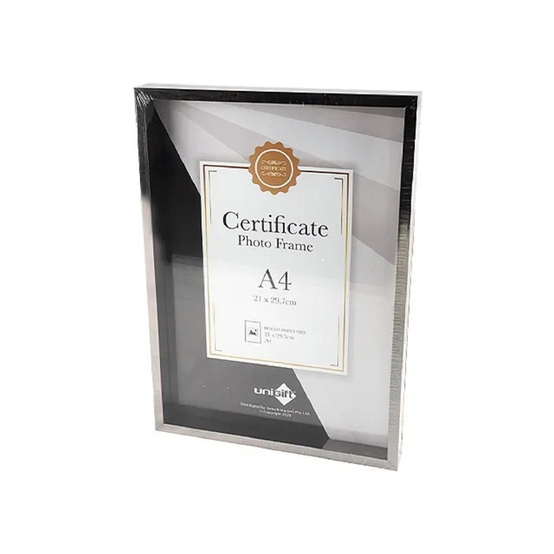 Buy 6 x SILVER A4 DOCUMENT FRAMES Award Certificate Frame Business