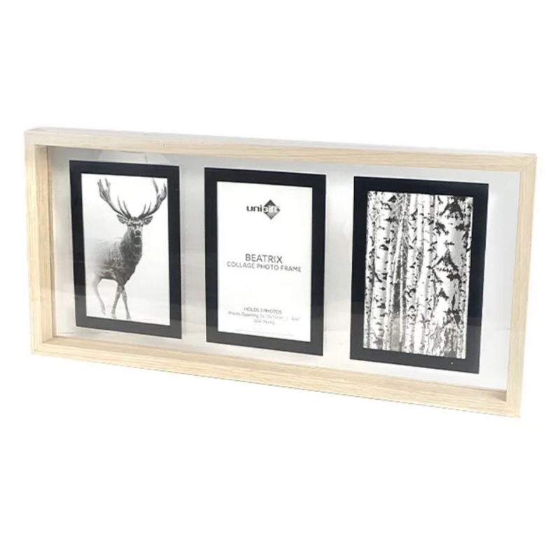 Buy 6 x Wood Collage Picture Frames for 4x6" Photo Frame Wall Display