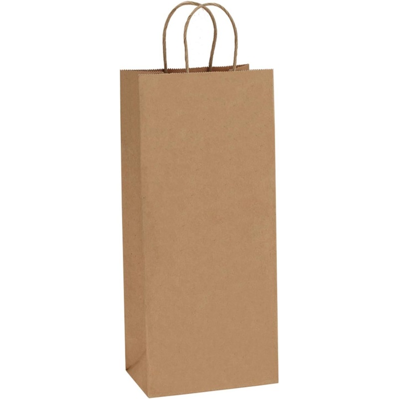 Buy 72 x BROWN KRAFT PAPER BAGS Bulk Wine Bags Paper Gift Bags Kraft