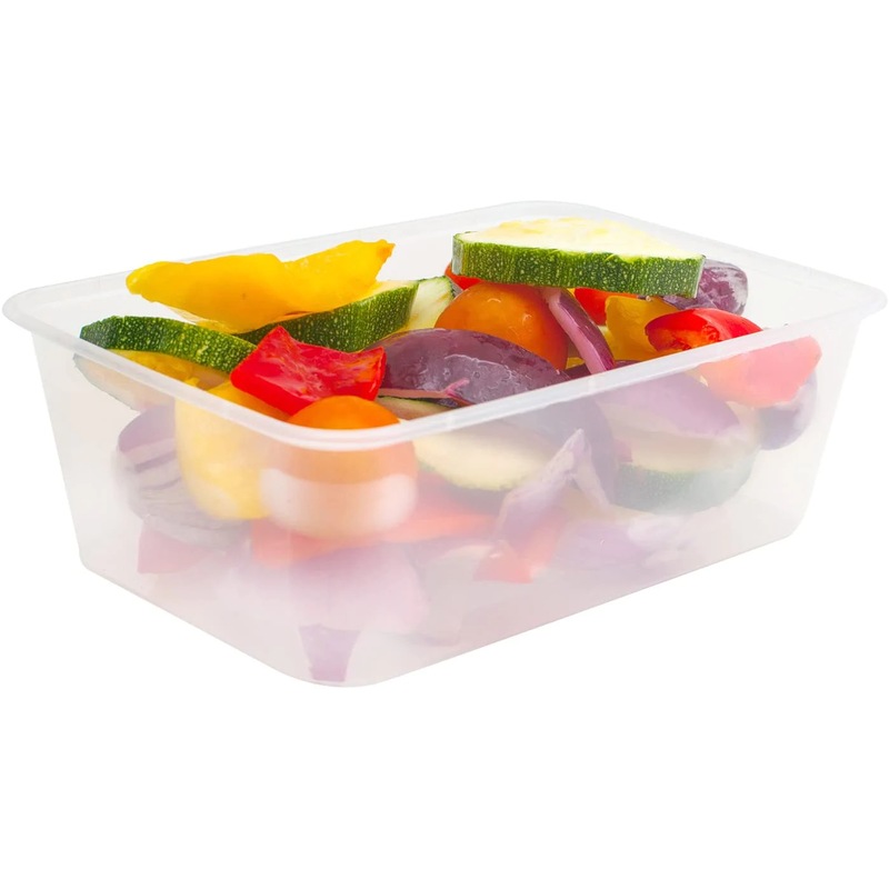 Buy 90 x REUSABLE CONTAINERS w/ LIDS 1000ML BULK Food Meal Prep