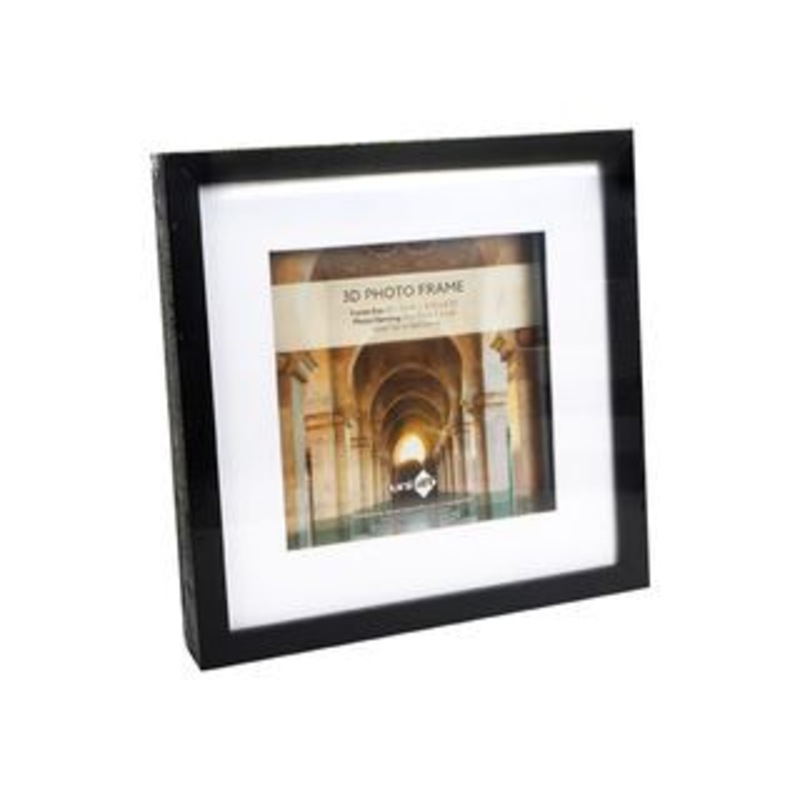 Buy 12 x BLACK 3D POSTER FRAME 22x22cm 3D Picture Frame Photo Frames