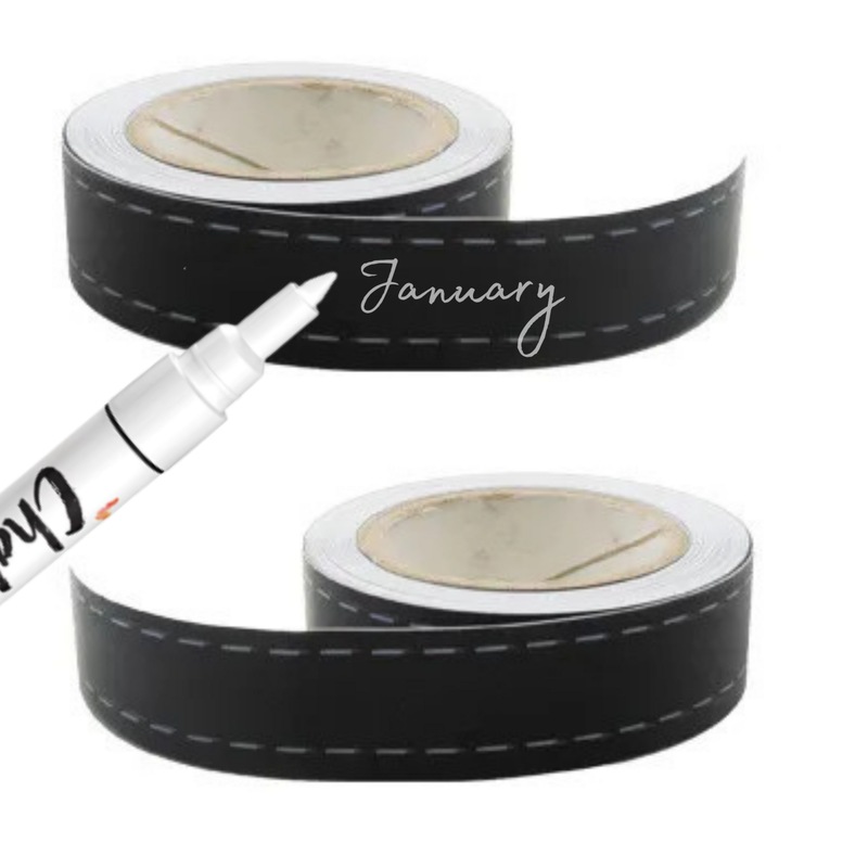 Buy Chalkboard Tape 5MT (12 Pack) Craft DIY Washi Tape Self Adhesive