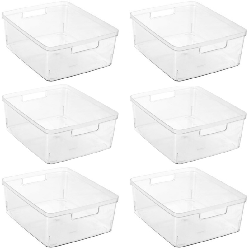 Buy CLEAR STORAGE CONTAINERS 15L [12 Pack] Home Craft Kitchen Pantry