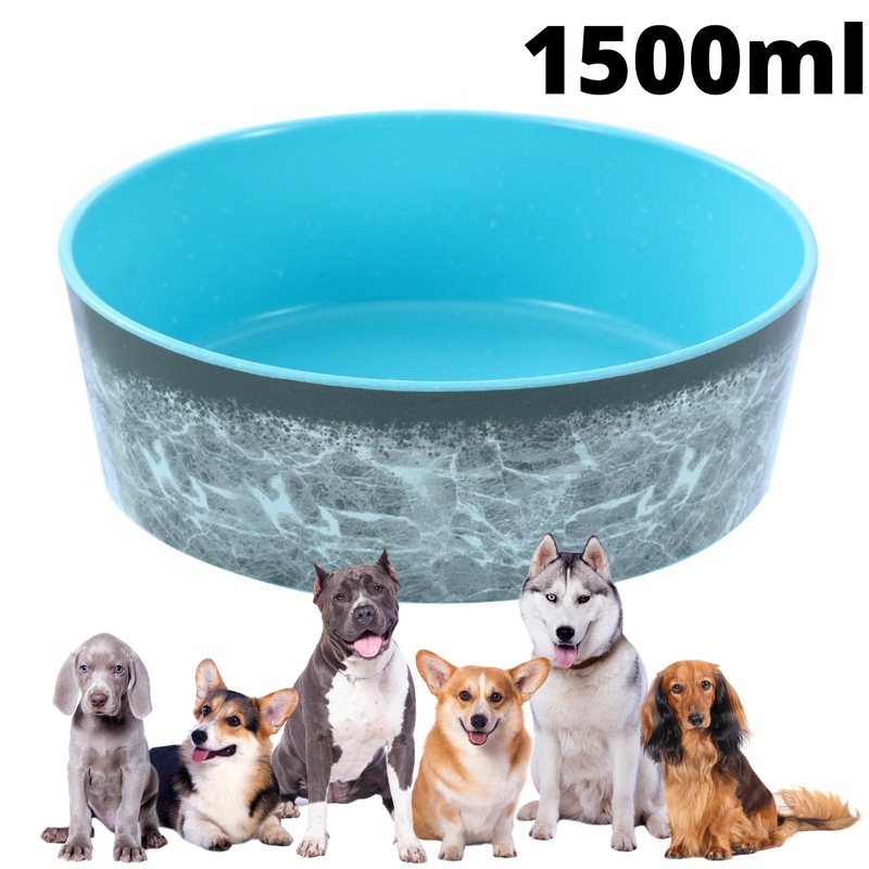 Buy MELAMINE BREAK RESISTANT LARGE PET FEEDING BOWL 1.5L [12Pack] Puppy