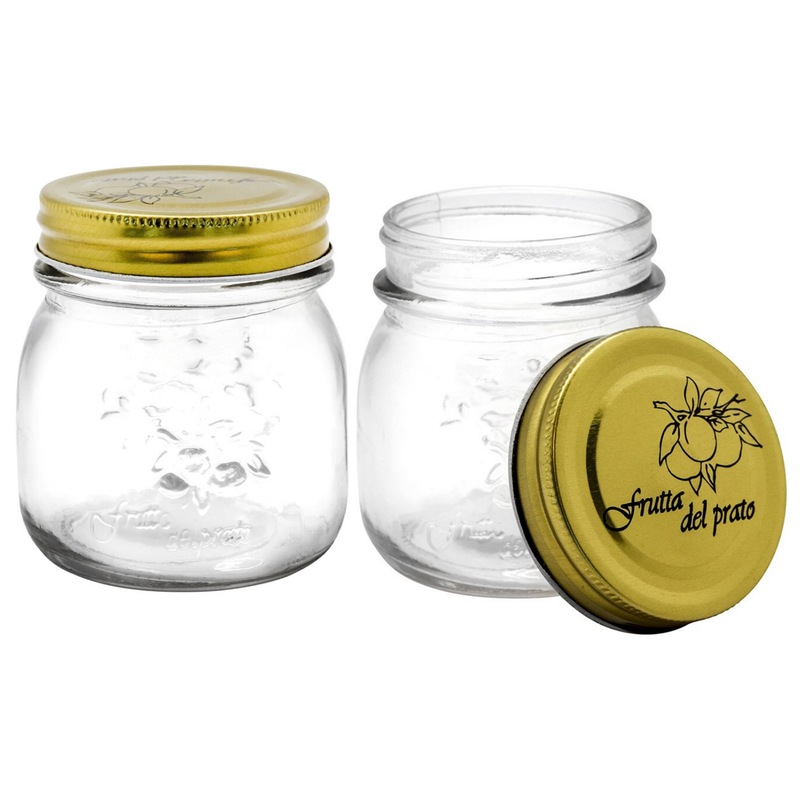 Buy SMALL GLASS JARS WITH LIDS 300mL [36 PACK] Food Storage Canning