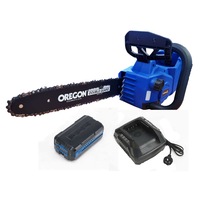 Hyundai 40V Battery Chainsaw Starter Kit – 14" Oregon Bar, 4Ah Battery + Charger, Safe & Eco-Friendly (HY40CS14)