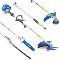 Hyundai 33cc 5-in-1 Petrol Garden Tool Set – Hedge Trimmer, Chainsaw, Brush Cutter & More (HYMT331)