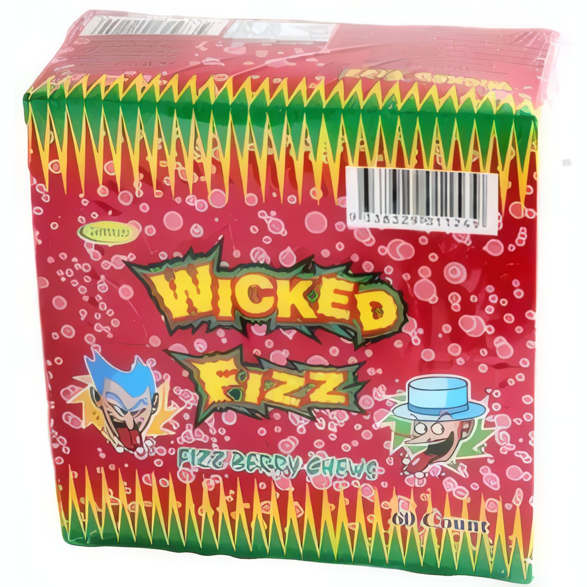 Wicked Fizz 72 Pack Cola Chews – Bulk Candy Lollies, Halloween Party Favours