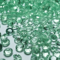 Green Acrylic Diamond Confetti 4.5mm Wedding Table Scatter Vase Decoration Gem
