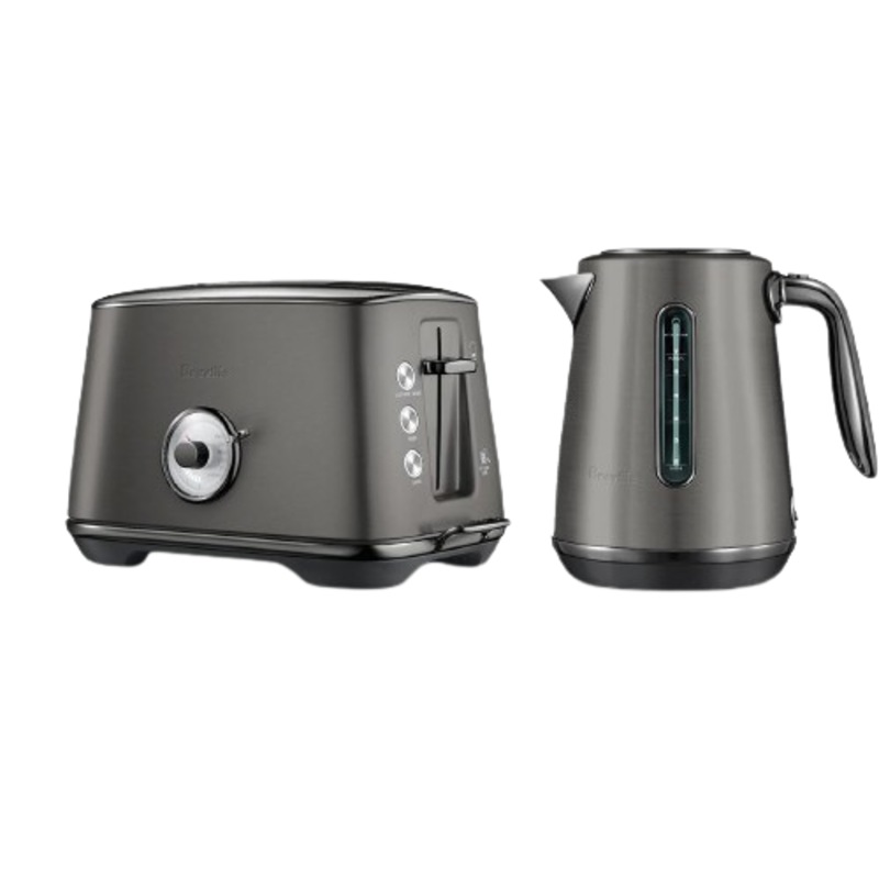 Buy Breville Luxe Kettle & Toaster Bundle (Noir) MyDeal