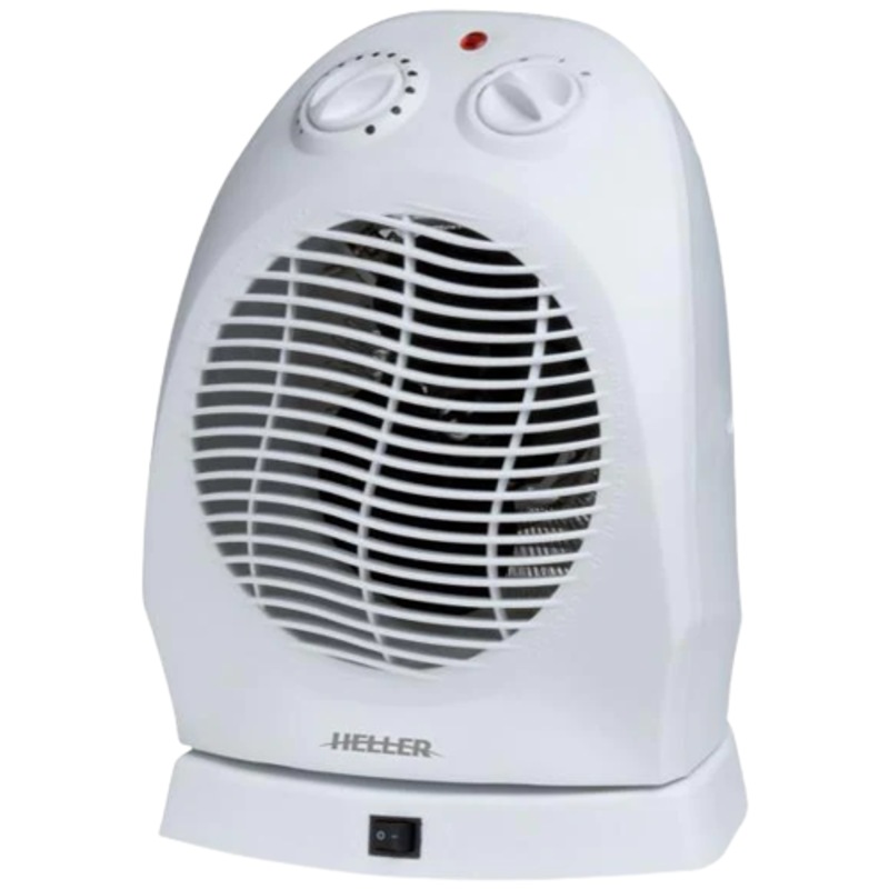 Buy Heller 2000W Upright Oscillating Fan Heater MyDeal