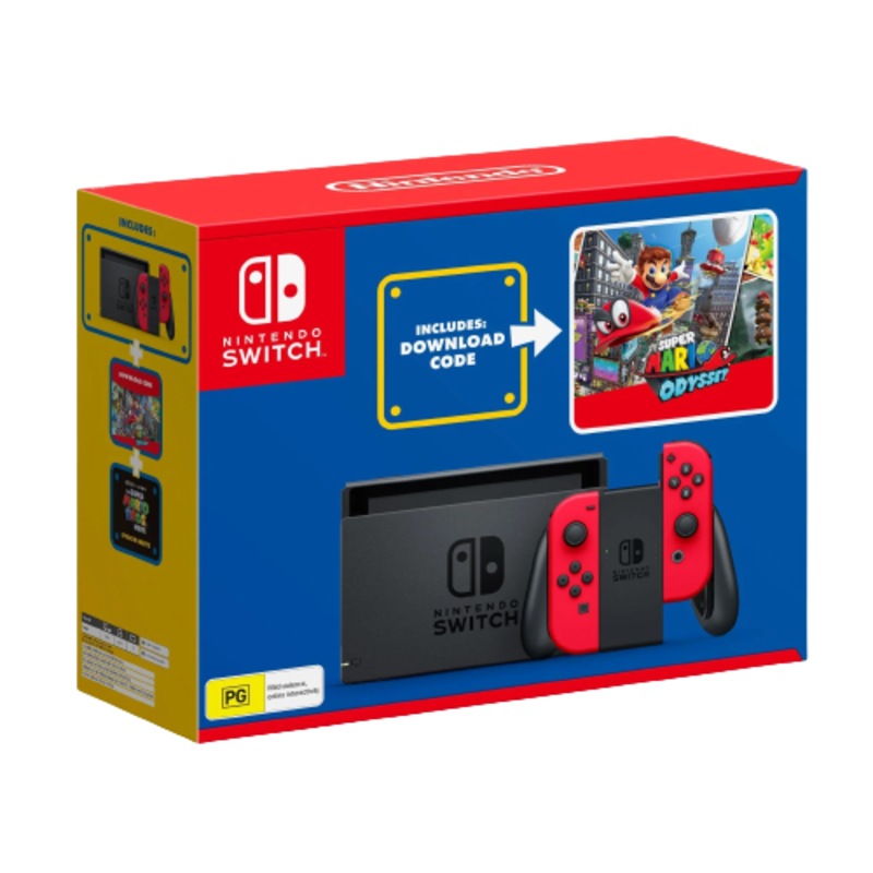 Buy Nintendo Switch Console Super Mario Odyssey Bundle - MyDeal