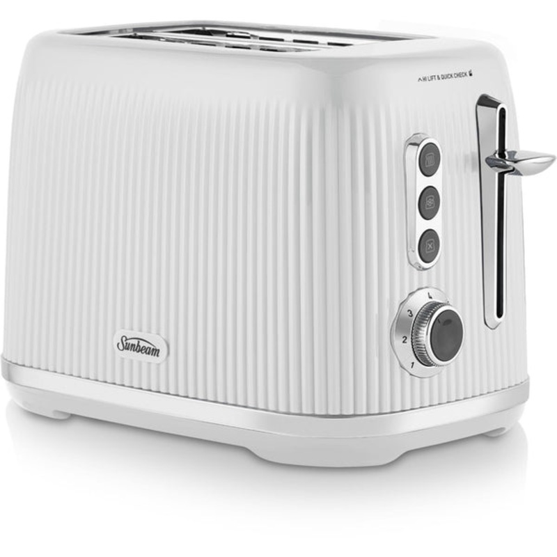 Buy Sunbeam Brightside Collection 2 Slice Toaster (White) MyDeal