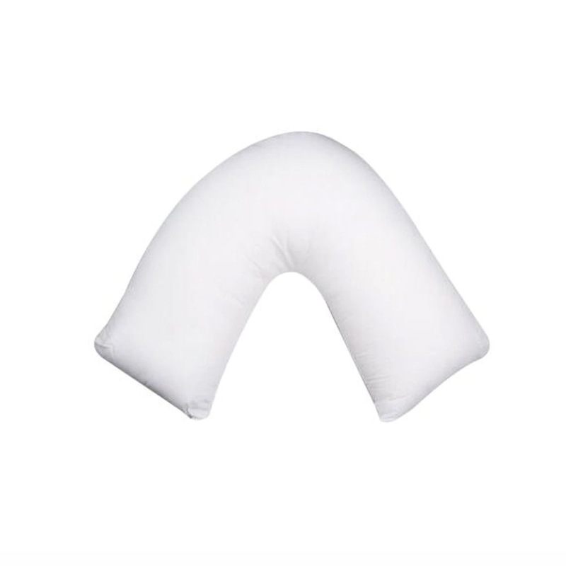 Buy POSHO White V Shape / Tri / Boomerang Pillow Case Cover 100