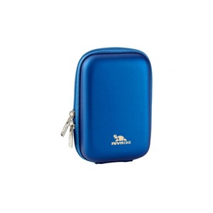 Rivacase 7103 Compact Digital Camera Bag Shockproof Carry Case With Lanyard Blue