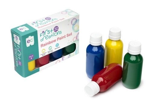 First Creations Rainbow Paint 100ml Set of 4