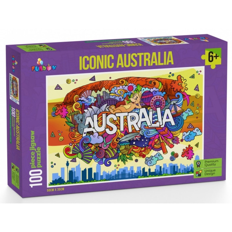 Buy Funbox Iconic Australia Puzzle 100 Pieces MyDeal
