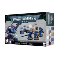 Warhammer 40K Space Marines Infernus Marines + Paints 60-11