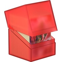 Ultimate Guard Boulder Deck Case 100+ Standard Size Ruby Deck Box