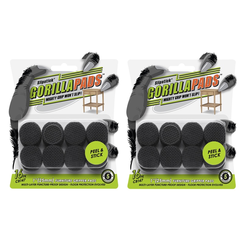 Buy Gorilla Pads™ Set of 32, 1” (25mm) Round Furniture Floor Gripper