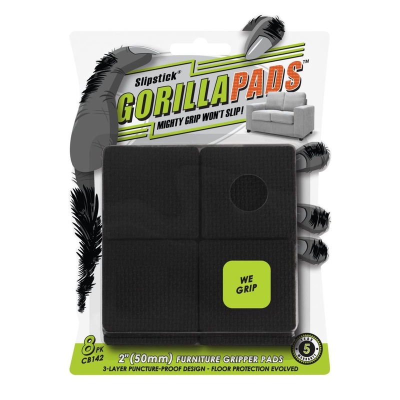 Buy Gorilla Pads™ Set of 8, 2” x 2” (51 x 51mm) Furniture Floor Gripper
