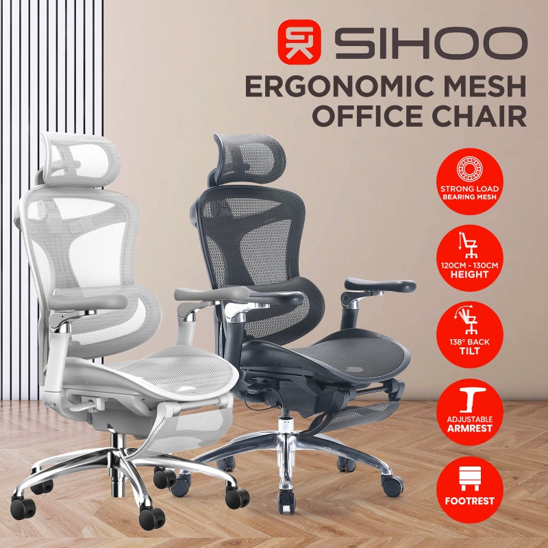 SIHOO A3 Doro C300 Ergonomics Executive Office Chair with Footrest