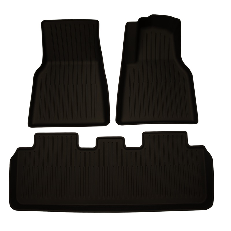Buy Tesla Model Y 20212023 TPE 3D Interior Floor Mat Set Front Rear