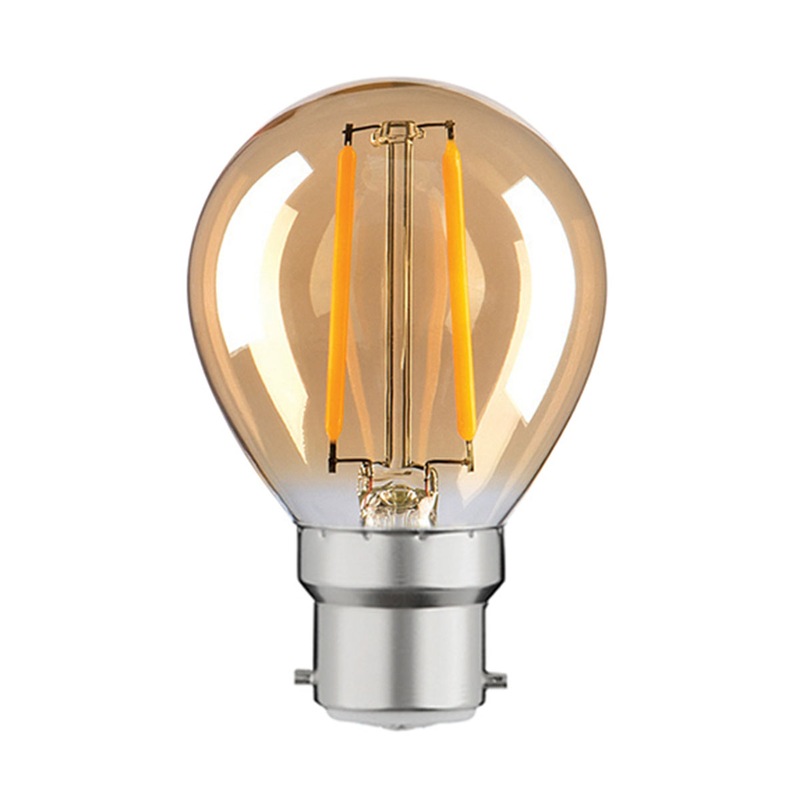Buy Lumenovo 2W B22 2700K G45 LED Filament Globe Brown MyDeal