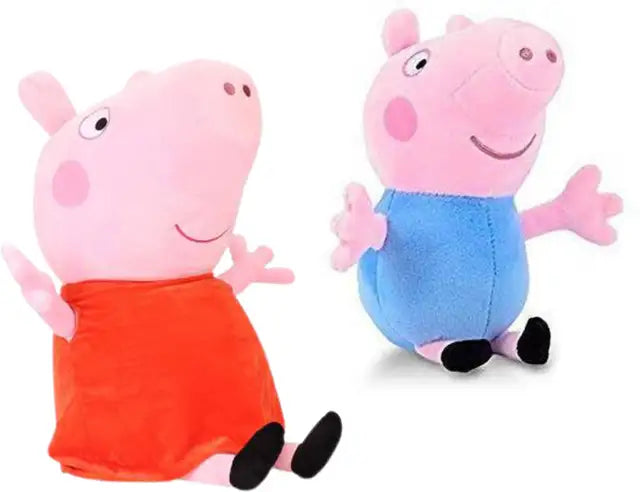 Peppa Pig Eco Plush – Kuscheliges Plüschtier, 100% Recycelt, Nachhaltiges Spielzeug