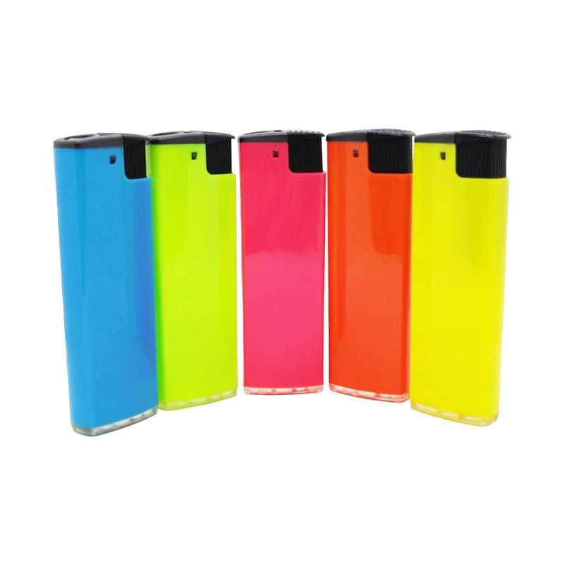 Buy 5 Pack TRIO Disposable Gas Jet Lighter Fluro Coloured Windproof