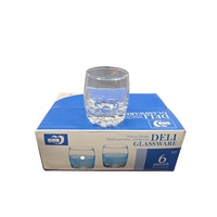 6pcs Round Classic Shot Glasses 60ml Set Cups Parties Drinking Club Bar